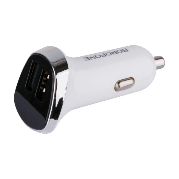 Автомобільний Зарядний Пристрій Borofone BZ15 Lightning 2USB 2.4A
