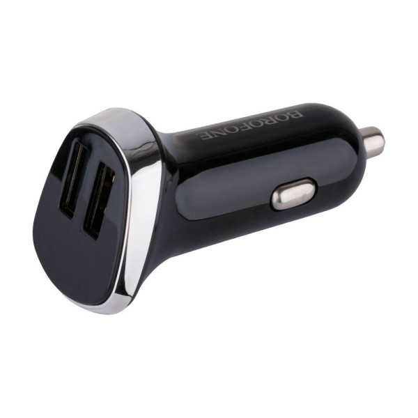 Автомобільний Зарядний Пристрій Borofone BZ15 Lightning 2USB 2.4A