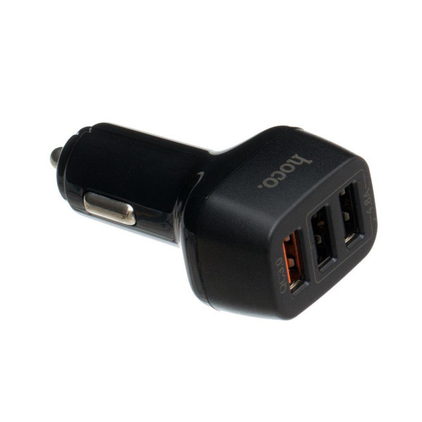 Автомобільний Зарядний Пристрій Hoco Z15B Kuso QC3.0 3USB
