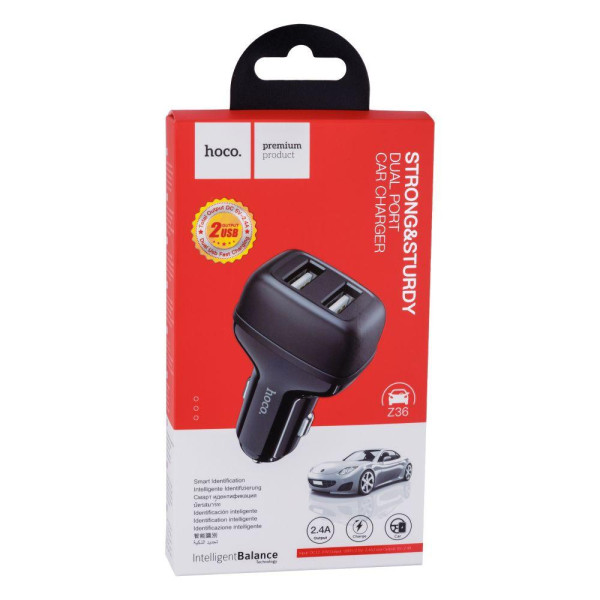 Автомобільний Зарядний Пристрій Hoco Z36 2USB