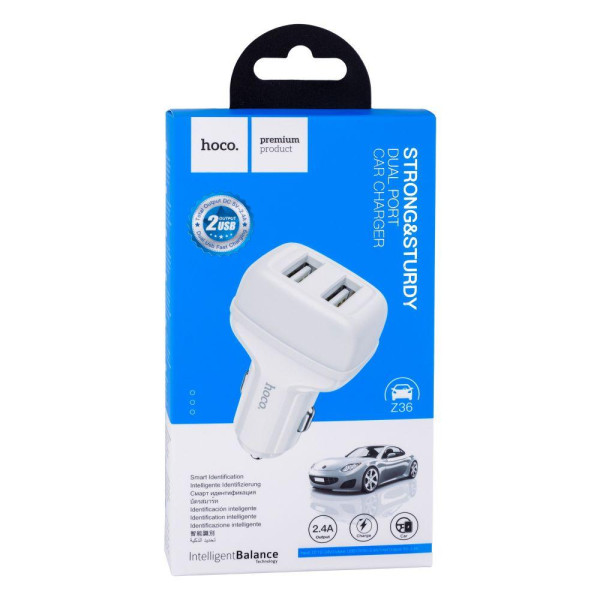 Автомобільний Зарядний Пристрій Hoco Z36 2USB