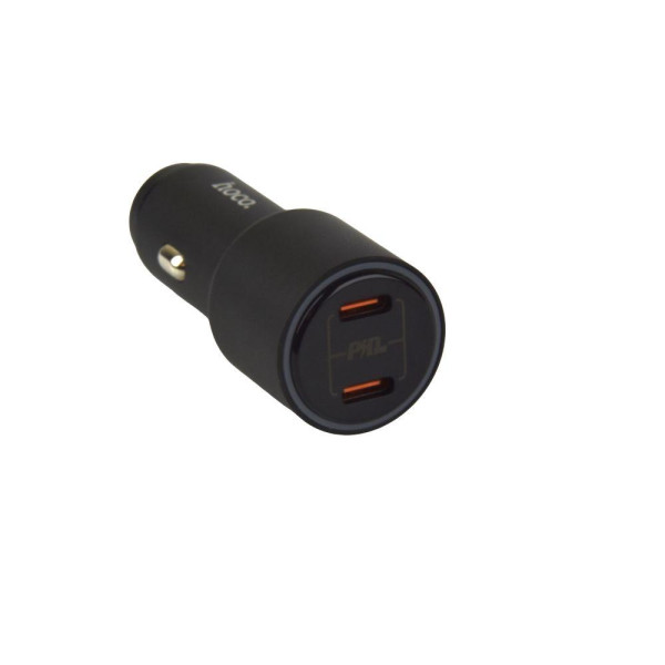 Автомобільний Зарядний Пристрій Hoco NZ3 Dual Port PD QC3.0 40W Type-C to Lightning