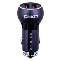 Автомобільний Зарядний Пристрій LDNIO DL-C503Q QC3.0 2USB 36W Type-C