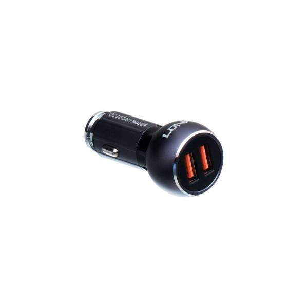 Автомобільний Зарядний Пристрій LDNIO DL-C503Q QC3.0 2USB 36W Type-C