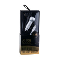 Автомобільний Зарядний Пристрій LDNIO DL-C401 Micro 2USB 3.6A