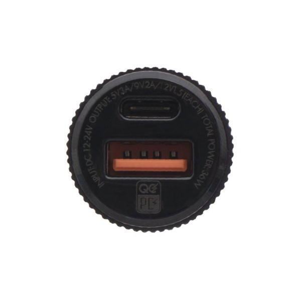 Автомобільний Зарядний Пристрій LDNIO C510Q Micro QC3.0 / USB-C PD