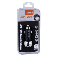Автомобільний Зарядний Пристрій LDNIO DL-C1 PD QC3.0 36W Type-C to Type-C