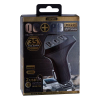 Автомобільний Зарядний Пристрій Remax RCC214 35w PD+QC 3.0