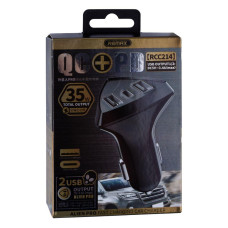 Автомобільний Зарядний Пристрій Remax RCC214 35w PD+QC 3.0