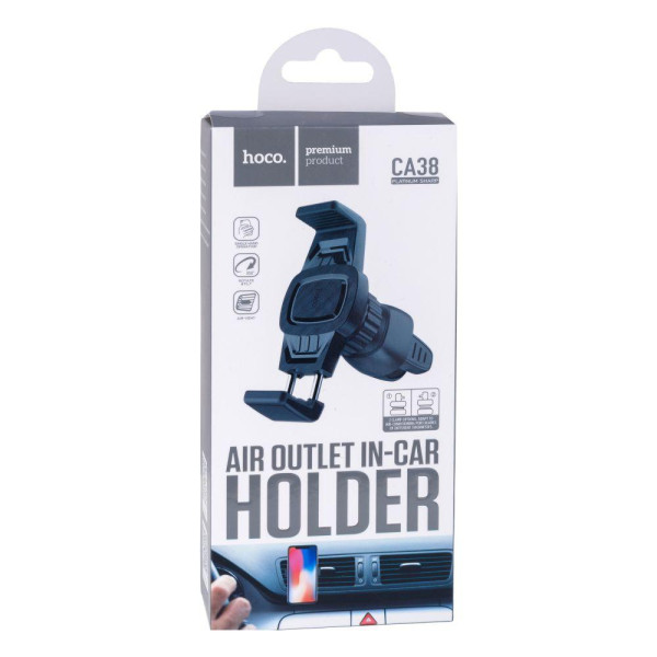 Автотримач Hoco CA38 Platinum Sharp Air