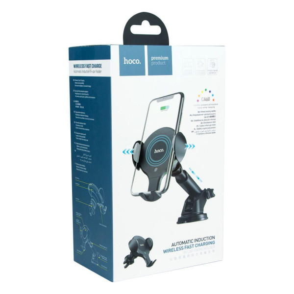Автотримач Hoco CA60 Infrared Sensor Wireless 10W
