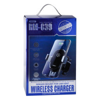 Автотримач Remax RM-C39 Sensor Mount + Wireless Charging