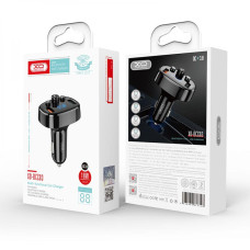 FM-трансмітер XO BCC03 car charger 18W QC 3.0 М'ята упаковка