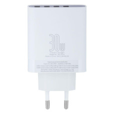 Мережевий Зарядний Пристрій Baseus Mirror Lake 4 USB 30W CCJMHB-B 6A