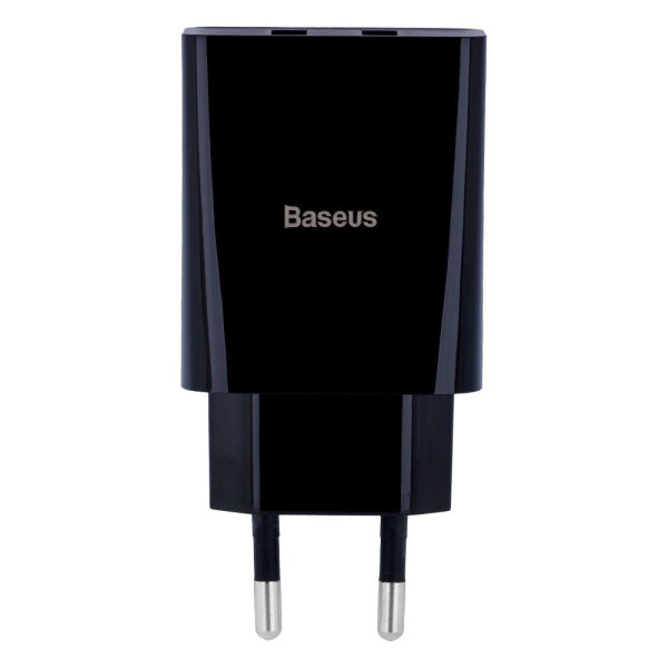 Мережевий Зарядний Пристрій Baseus 2 USB 10.5W 2A CCFS-R