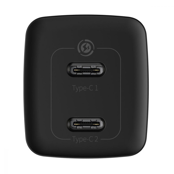 Мережевий Зарядний Пристрій Baseus CCGAN2L-E Quick ChargerC+C 65W 2A