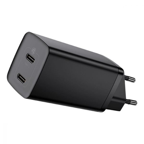 Мережевий Зарядний Пристрій Baseus CCGAN2L-E Quick ChargerC+C 65W 2A
