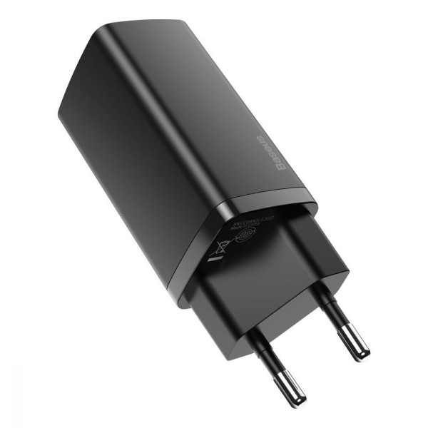 Мережевий Зарядний Пристрій Baseus CCGAN2L-E Quick ChargerC+C 65W 2A