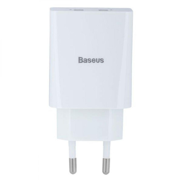 Мережевий Зарядний Пристрій Baseus 2 USB 10.5W 2A CCFS-R М'ята упаковка