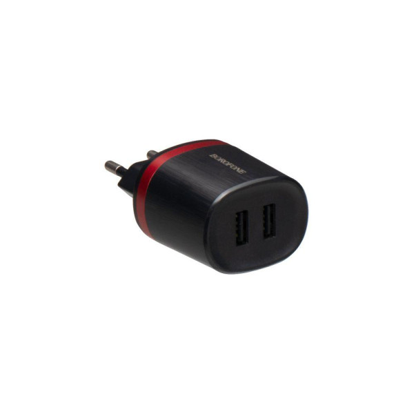 Мережевий Зарядний Пристрій Borofone BA7A 2 USB 2.1A