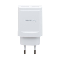 Мережевий Зарядний Пристрій Borofone BA8A 2 USB 2.1A