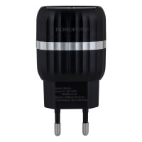 Мережевий Зарядний Пристрій Borofone BA24A Micro 2USB 2.4A