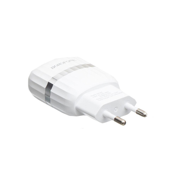 Мережевий Зарядний Пристрій Borofone BA24A Type-C 2USB 2.4A