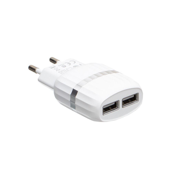 Мережевий Зарядний Пристрій Borofone BA24A Type-C 2USB 2.4A