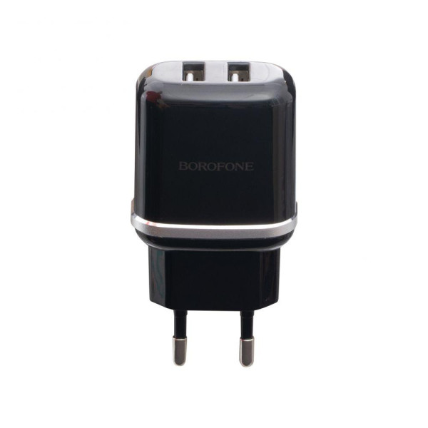 Мережевий Зарядний Пристрій Borofone BA25A Micro 2 USB 2.4A