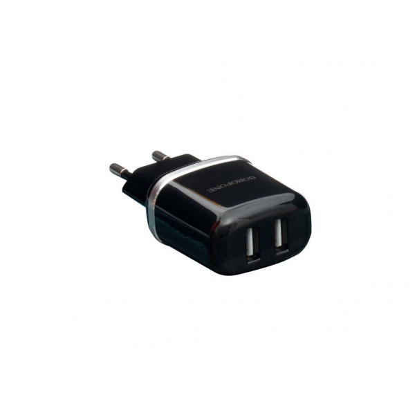 Мережевий Зарядний Пристрій Borofone BA25A Micro 2 USB 2.4A