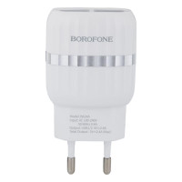 Мережевий Зарядний Пристрій Borofone BA24A Lightning 2,4A