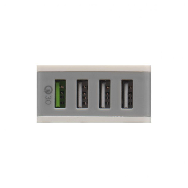 Мережевий Зарядний Пристрій Borofone BA43A QC3.0 4USB 3,4A