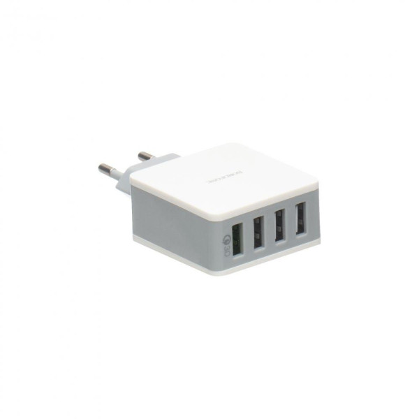Мережевий Зарядний Пристрій Borofone BA43A QC3.0 4USB 3,4A