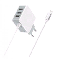 Мережевий Зарядний Пристрій Borofone BA42A Lightning 2,4A
