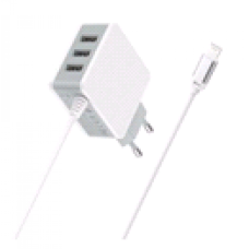 Мережевий Зарядний Пристрій Borofone BA42A Lightning 2,4A