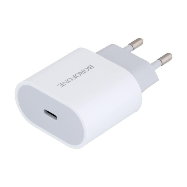 Мережевий Зарядний Пристрій Borofone BA61A Type-C to Lightning 5V 2,1A 10.5W