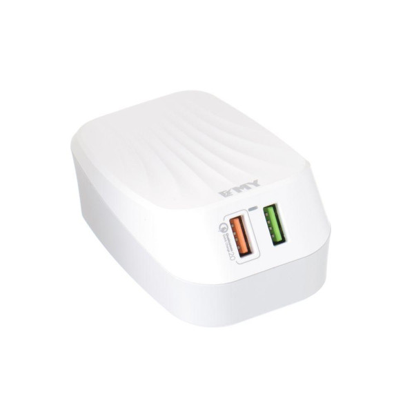 Мережевий Зарядний Пристрій Emy MY-230 Micro QC 2.0 2USB