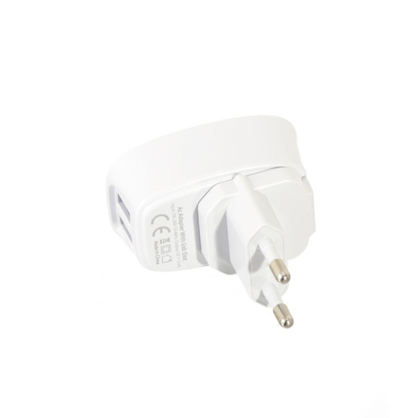 Мережевий Зарядний Пристрій Emy MY-228 Micro 2 USB
