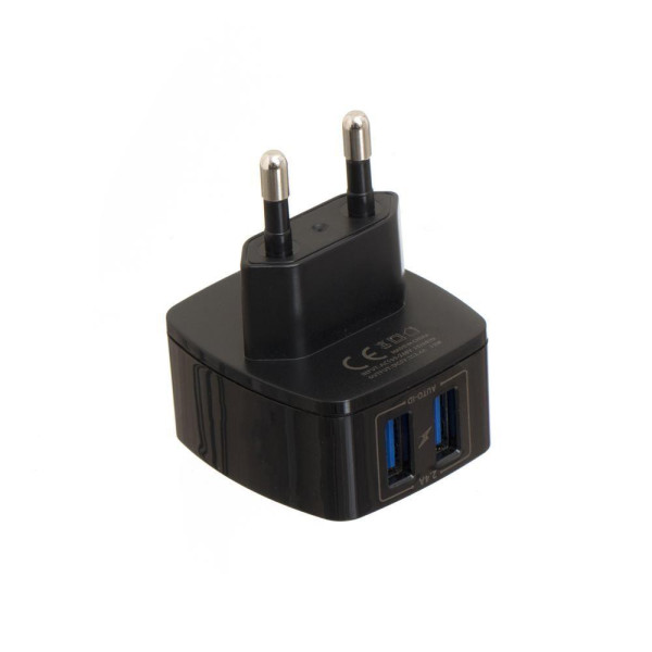 Мережевий Зарядний Пристрій Emy MY-227 Micro 2 USB 2400 mAh