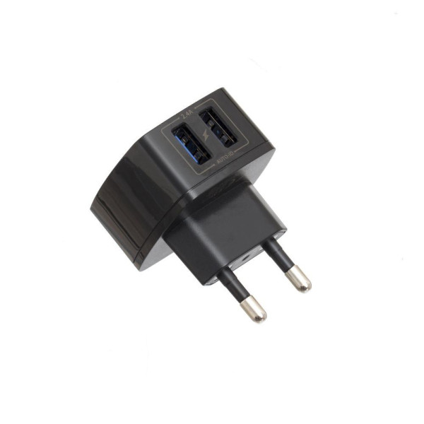 Мережевий Зарядний Пристрій Emy MY-227 Micro 2 USB 2400 mAh