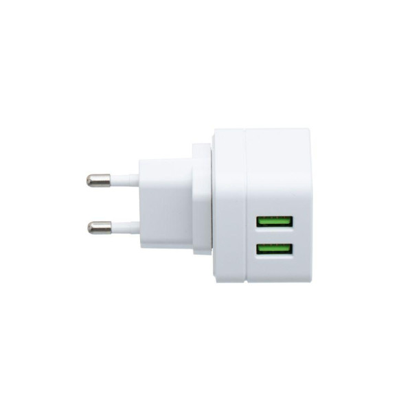 Мережевий Зарядний Пристрій Emy MY-A200 Lightning 2 USB