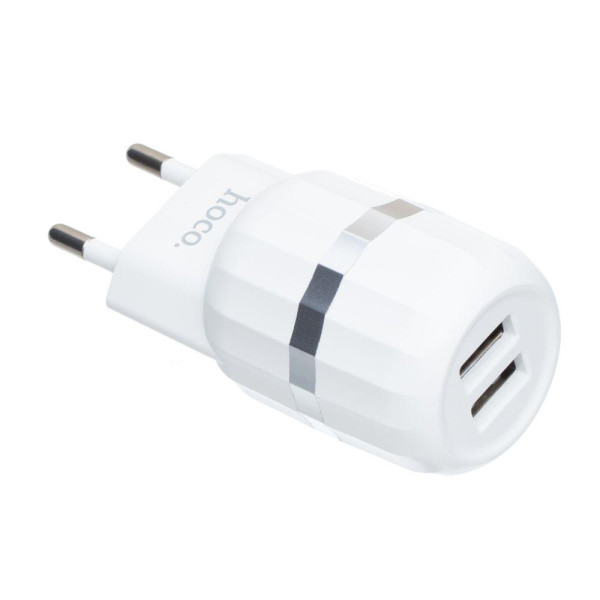 Мережевий Зарядний Пристрій Hoco C41A Micro 2USB 12w