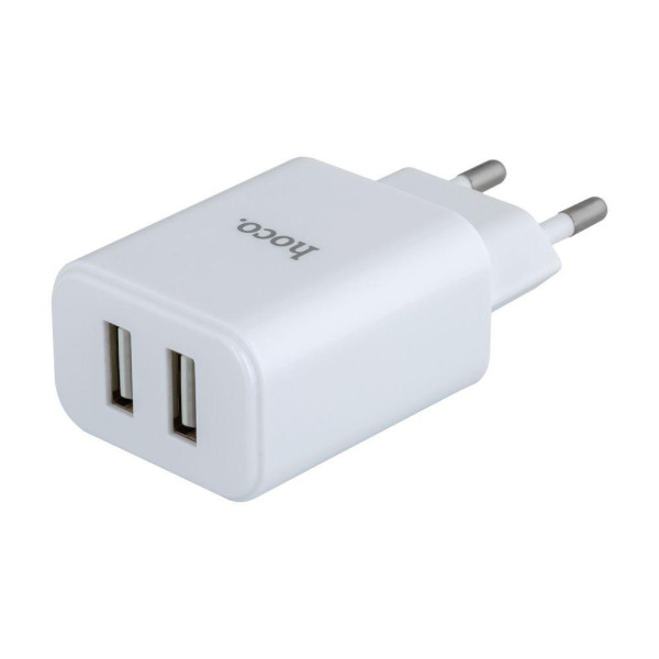 Мережевий Зарядний Пристрій Hoco C62A Victoria Lightning 2USB 2.1A