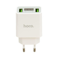 Мережевий Зарядний Пристрій Hoco C25A Cool 2 USB