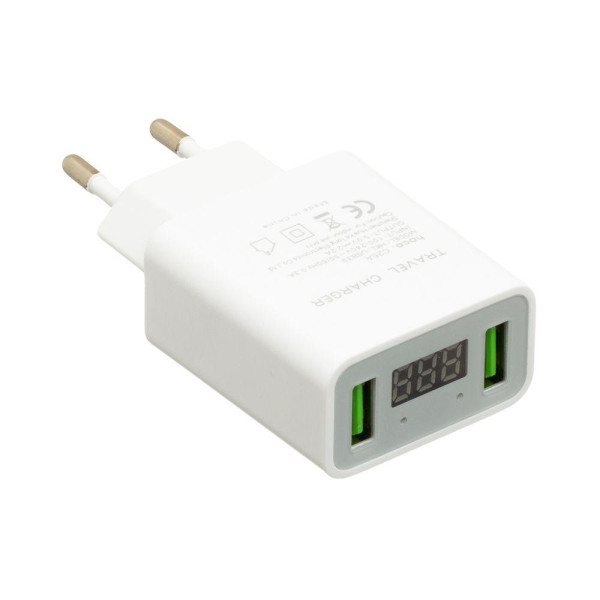 Мережевий Зарядний Пристрій Hoco C25A Cool 2 USB