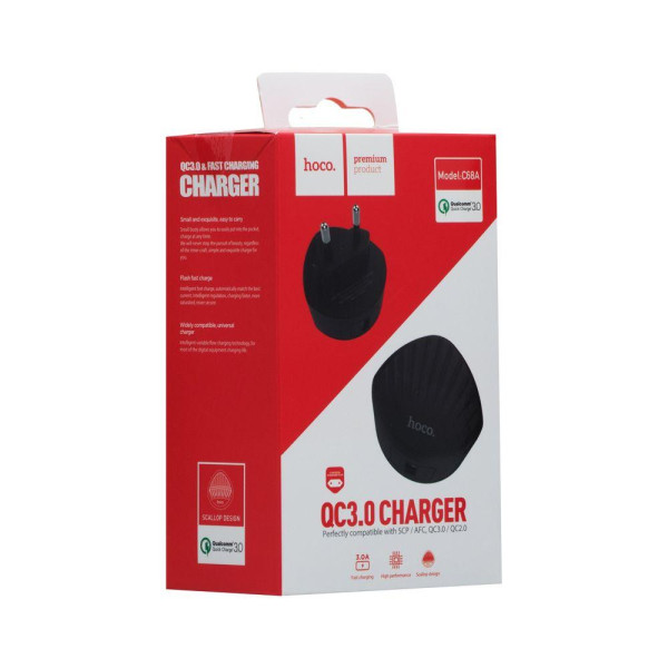 Мережевий Зарядний Пристрій Hoco C68A QC 3.0