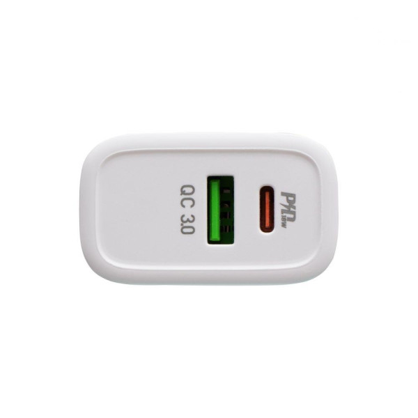 Мережевий Зарядний Пристрій Hoco C57A PD + QC3.0 Type-C to Lightning