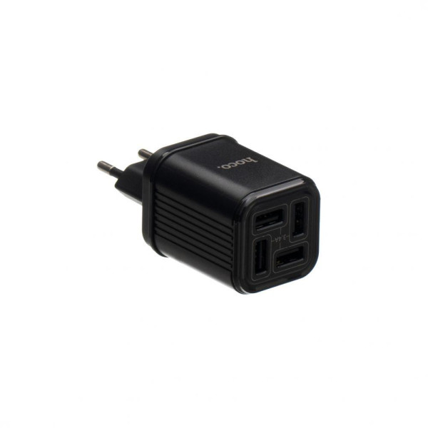 Мережевий Зарядний Пристрій Hoco C84A 4USB 3,4A