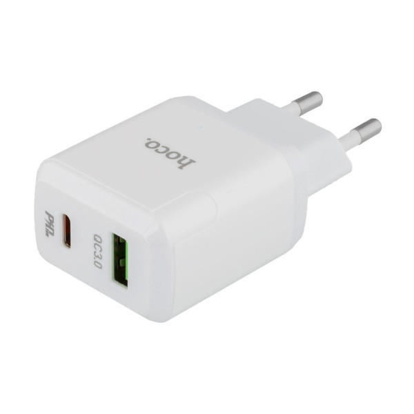 Мережевий Зарядний Пристрій Hoco N5 PD20W+QC3.0 Type-C TO Type-C