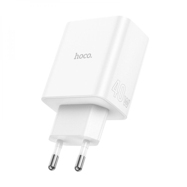 Мережевий Зарядний Пристрій Hoco C126A Pure PD+QC 40W(2C1A)